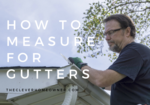how to measure rain gutters